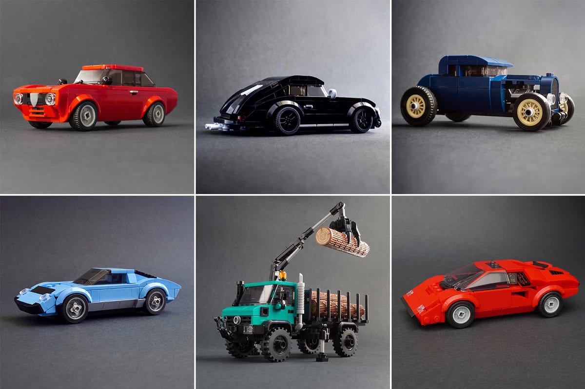 Car built out of legos outlet